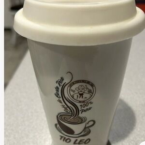 Tio Leo White Coffee Tumbler